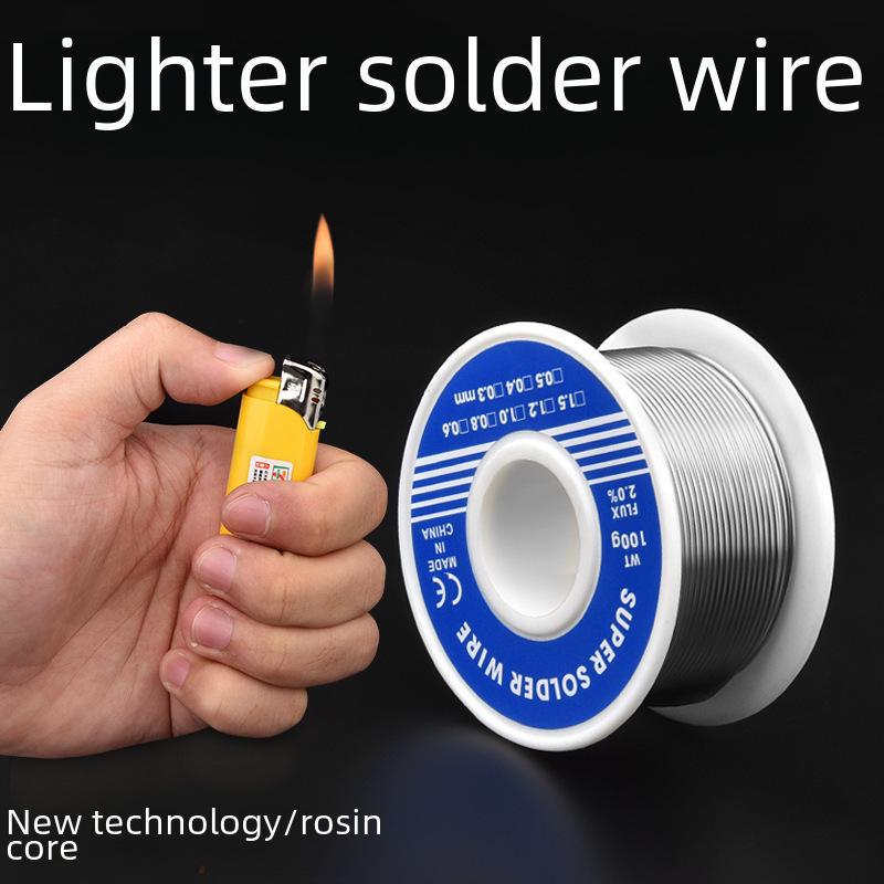 

Экологически чистый проволочный припой с канифольным сердечником, свинцовый/бессвинцовый, низкотемпературный, 1,0 мм или 0,8 мм для бытовой сварки. Portable 8g 0.8mm