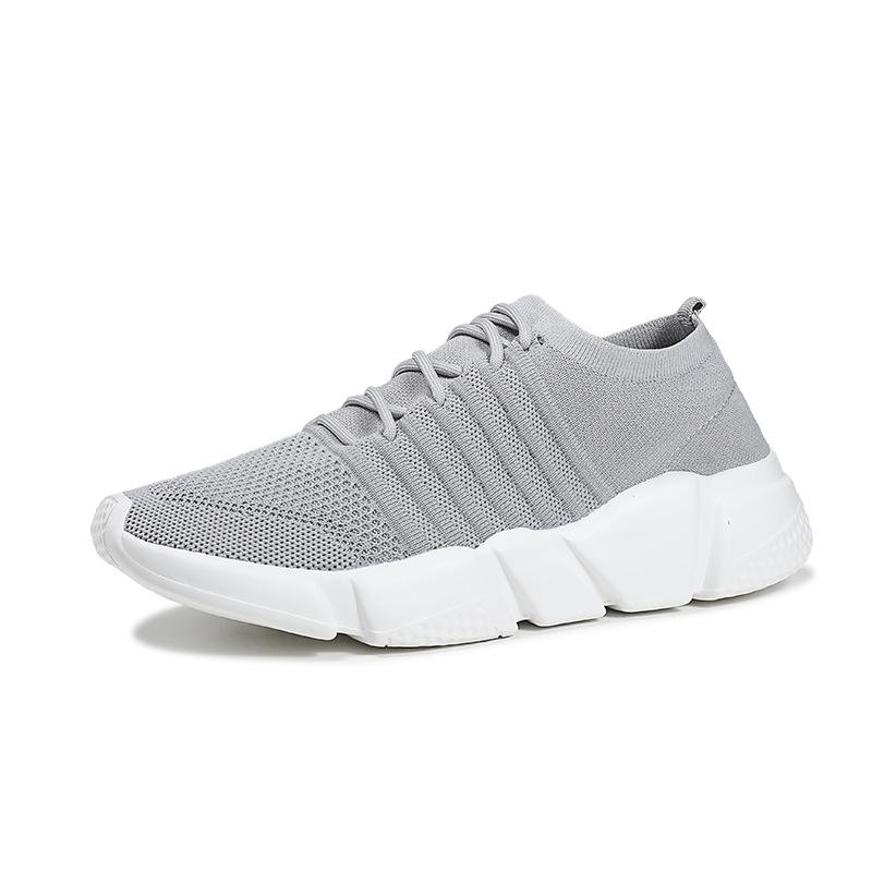 

Summer lightweight 46 large size 4748 men s shoes trend MD fly-woven socks shoes men s running shoes foreign trade 48 серый