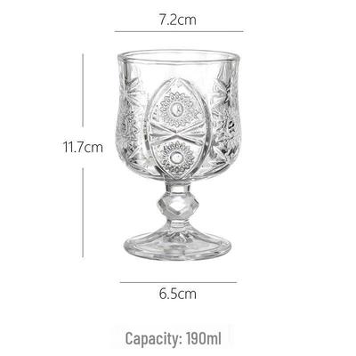 Retro Carved Whiskey Glasses