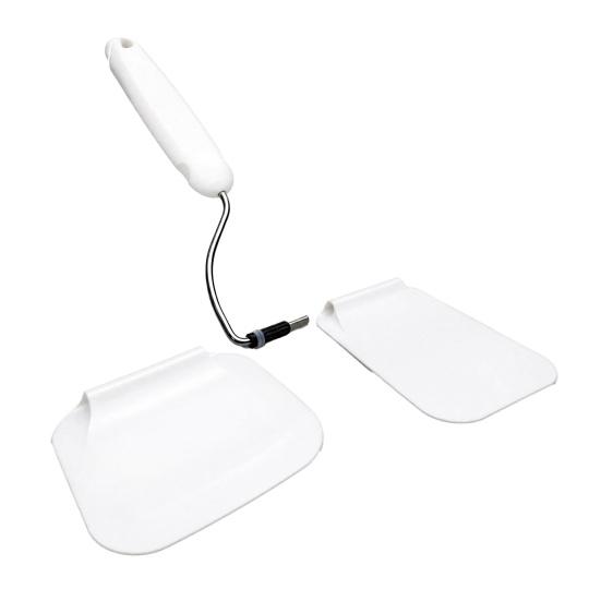 Yousheng Adjustable Angle Spatula, 7 Position Silicone Turner for Grill Air Fryer, Flexible Narrow And Wide Blade Kitchen Spatula for Flipping