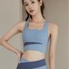 Women's Shockproof Sports Bra - Summer Yoga Fitness Vest with Stylish Back Design