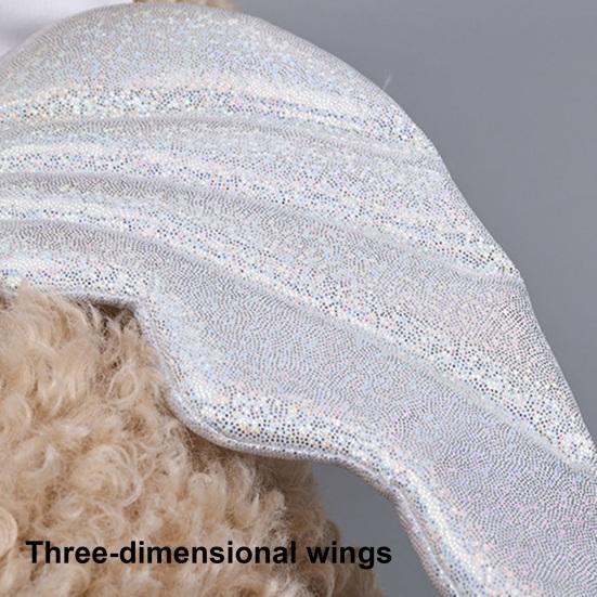 Pet Angel Wings Costume for Halloween Christmas Party Cute Dog Cat Dress
