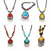 Vintage Styles Sweater Necklace Fashionable Women Headpiece Beaded Hairpiece for Special Event