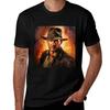 T-shirt Indiana Jones Artwork Casual per Tutte le Stagioni Manica Corta