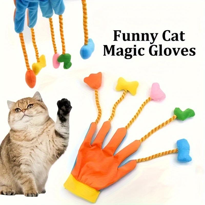 

Плюшева іграшка Magic Glove Pet Cat Teaser із вбудованими звуковими дзвіночками, інтерактивні матеріали для котів і собак, 1 шт.