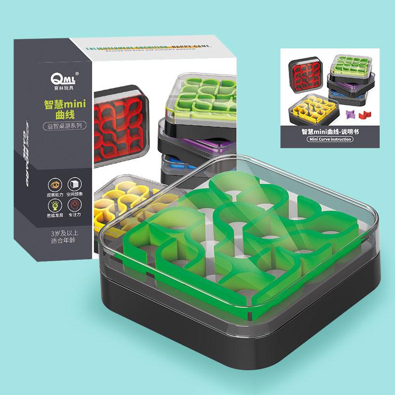 

Children Logical Thinking Training Travel Game Montessori 3D Puzzle Educational Toys Party Activity Board Game For 3-6 Years Old
