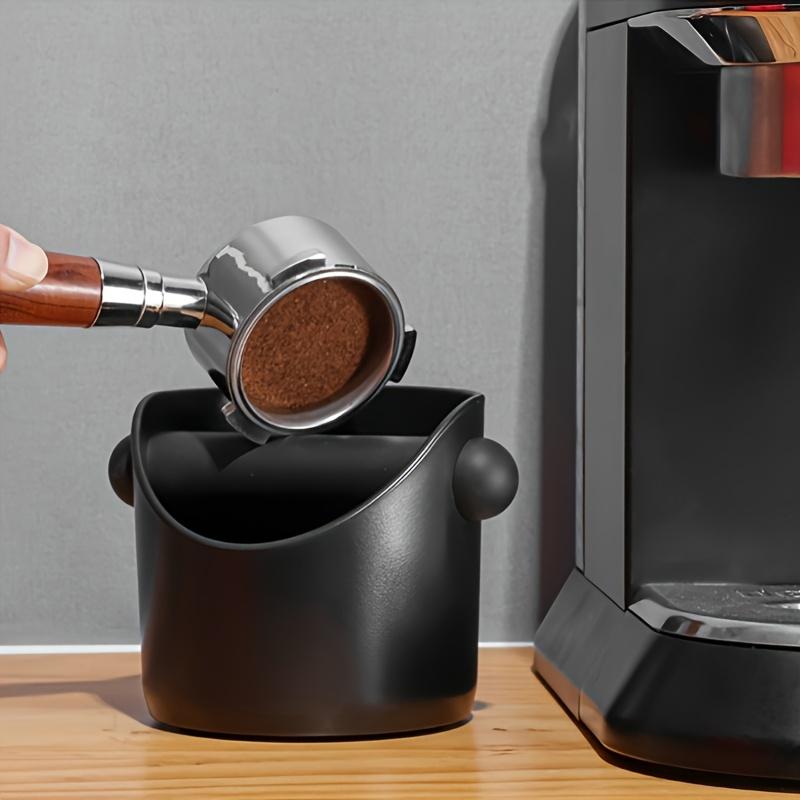 Mini Espresso Coffee Knock Box with Removable Knock Bar and Non Slip Base