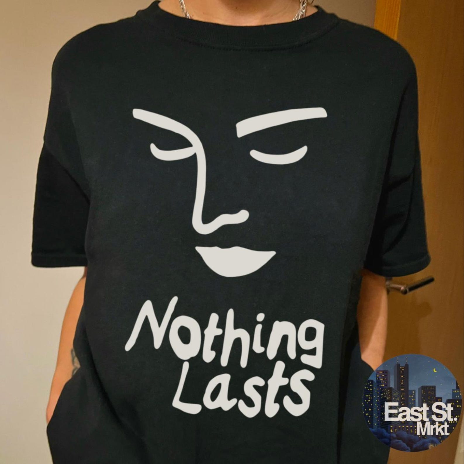Nothing Lasts T-Shirt: Vintage Style Retro Graphic Tee 90s 00s y2k S