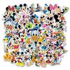 50pcs Disney Movie Mickey Mouse Sticker Animation Decal DIY Skateboard Laptop Motorcycle Cool Cute Cartoon Sticker