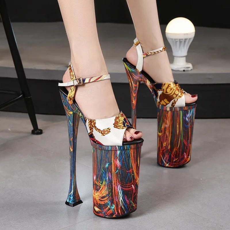 Modische Schuhe für Damen 2025 Mode Damen Pumps Retro Dünne Absätze Sandalen Leopard Frühling Plateau Kleid Party Hochzeit Basic Schuhe Frau