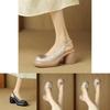 Summer Fashion Thick Heel Sandals For Women With Round Toe And Rubber Sole