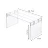 Refrigerator Organizers Storage Rack Fridge Layered Separator Shelves Transparent Desktop Stand Save Space Kitchen Accessories