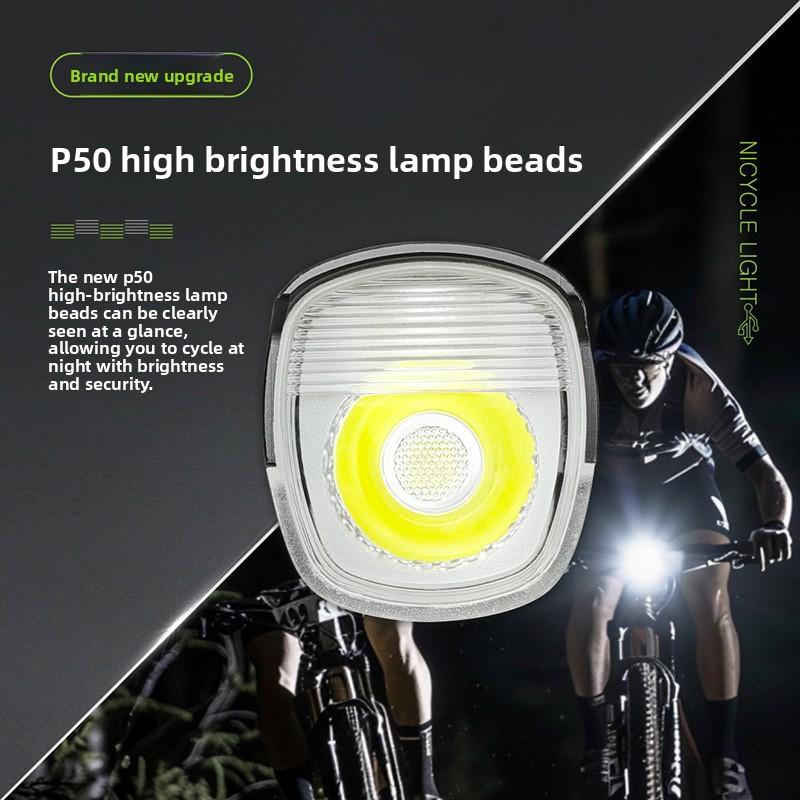 All-aluminum Highlight Charging Cycling Headlights Bicycle Lights Mountain Bike Headlights