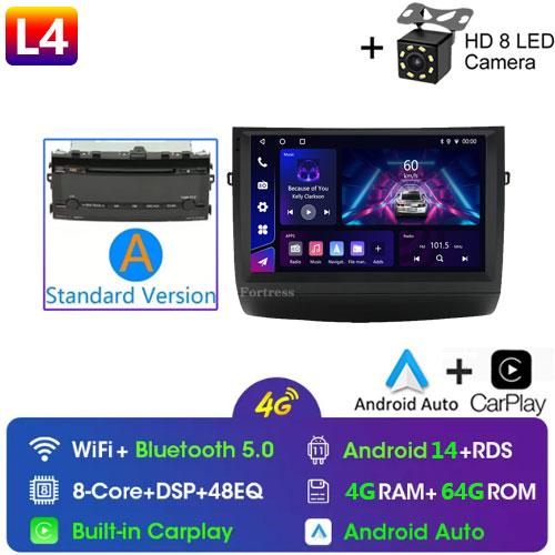 9''Android 14 Car Radio for Toyota Prius 20 2003-2009 GPS Head Unit Car Radio Multimedia Video Player Wifi 8+128G Carplay