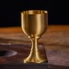 Brass Wine Glass Restaurant Goblet Tabletop Red Wine And White Wine Trumpet Copper Crafts Copper Decoration Mini Shot Glass