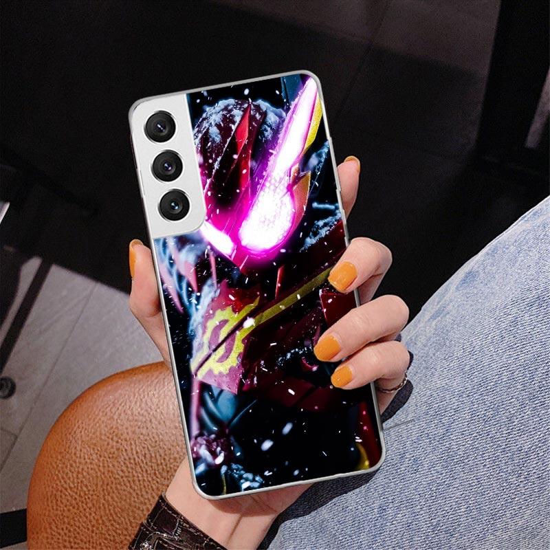 

Masked Kamen Knight Anime Phnoe Case for Samsung Galaxy S26 S25 Edge S23 S24 Ultra S22 Plus S21 S20 FE Unique Cover Soft Coque G Samsung S21