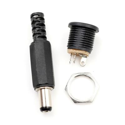 15Pcs for DC Power Plug 5.5x2.1mm for Dc Plug 5.5-2.1 Wire Type Standard Length 9mm for DC Male Plug Power Supply DIY Fo