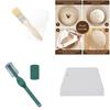 Rattan Round Wicker Dough Fermentation Bread Basket Baking Home Tool Set