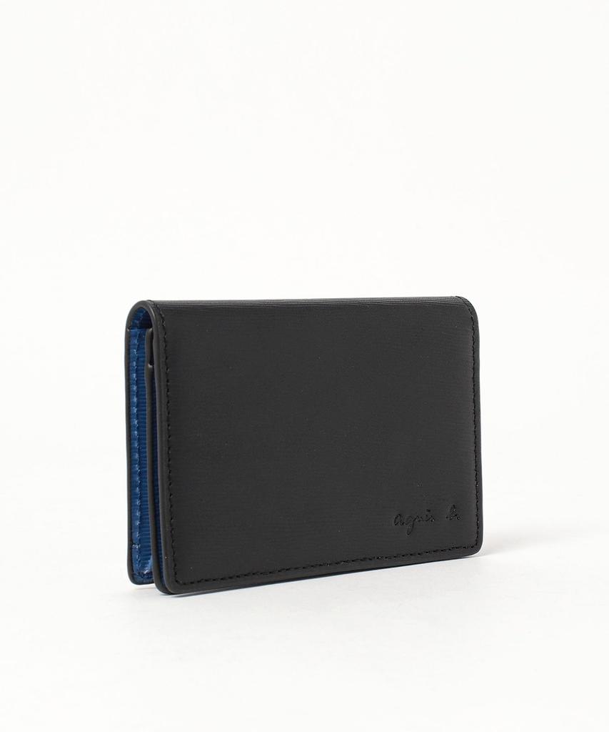 Agnes B. Card Case VAH10-04 Men's Free Size Black