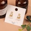 Retro Pearl Tassel Earrings - Trendy French S925 Silver Needle Ear Clips for Women