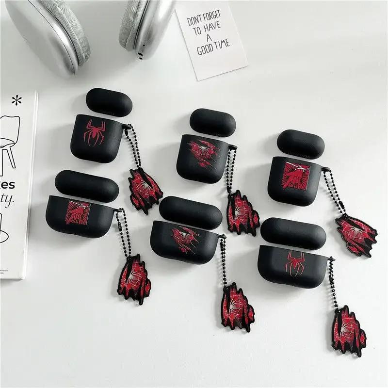 Spiderman Apple Airpods pro2 Protective Case 2/3 Generation Wireless Bluetooth Headphone Case Fashion Cartoon Accessories