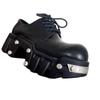 Höhenerhöhung 8cm Low-top Bulldozer Herren Plateau Big Head Leder Britische Derby Casual Schuhe