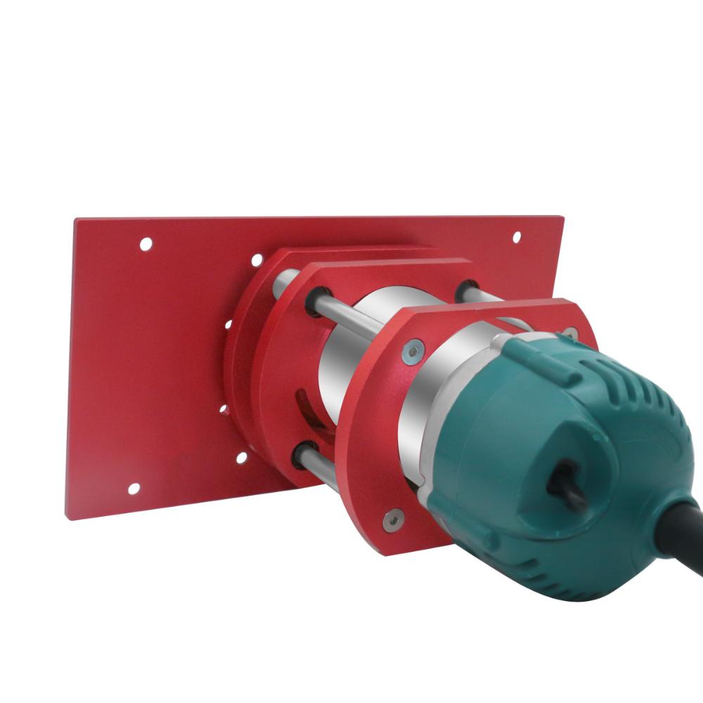 Woodworking Aluminum M8 Router Insert Plate,Carving Machine Lift Base,Router‑Table Lifting System for 65mm Motor