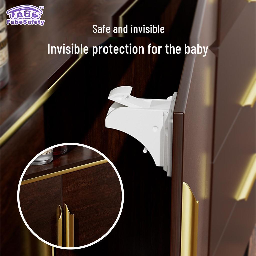 Multi-functional Magnetic Child Safety Drawer & Cabinet Lock - Invisible Screw-Type