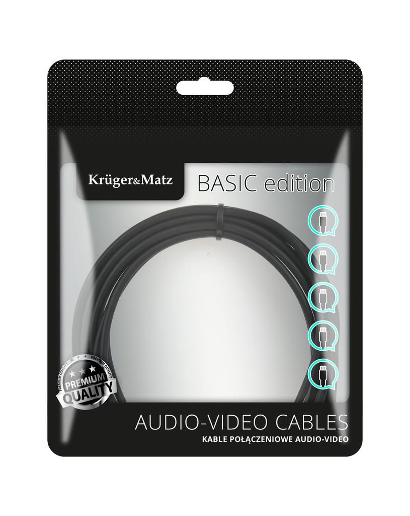 Kruger&Matz Basic 5m Toslink optisches Kabel