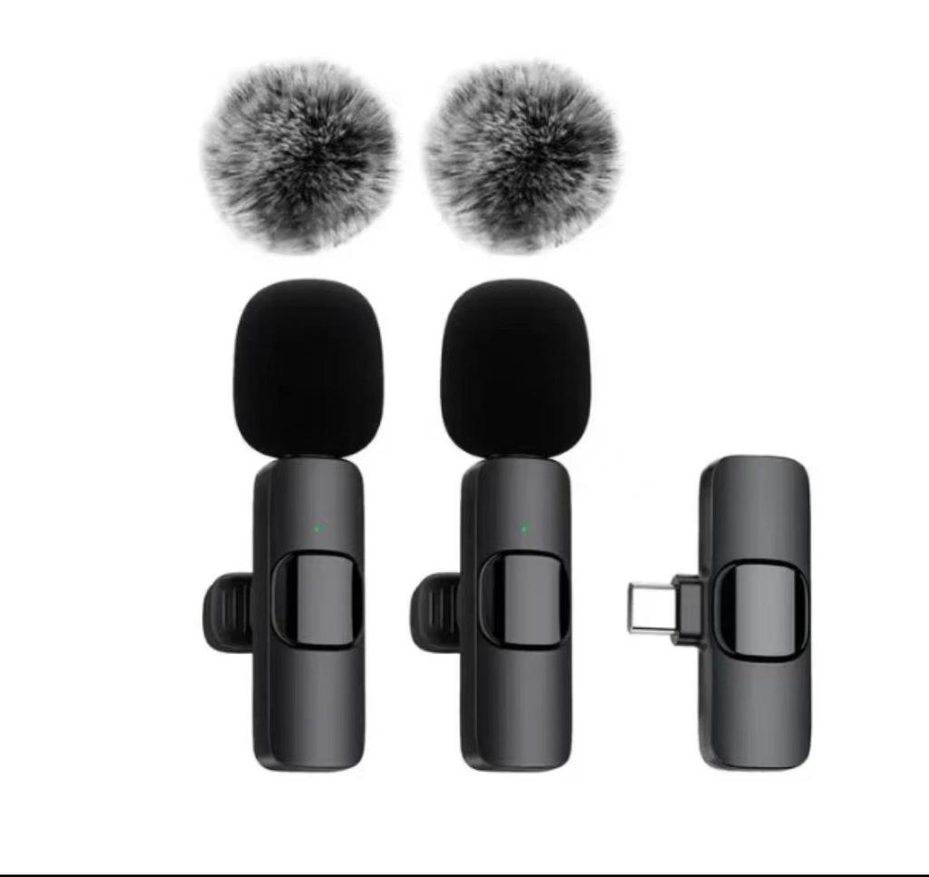 Wireless Lavalier Microphone for Phone: Mini Outdoor Recording & Live Broadcast with Noise Reduction