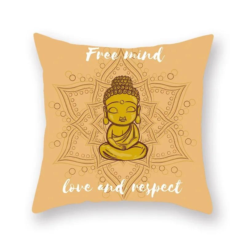 Retro Religious Ethnic Pattern Print Series Pillow Cover Bohemian Home Decor Bedroom Room Living Room Sofa Cushion Cover