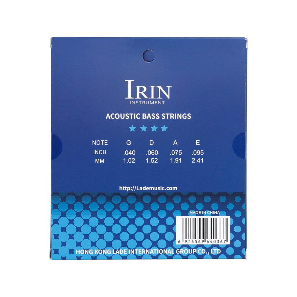 High Carbon Steel Red Copper 4pcs Acoustic Strings 040 095 Inch Hex Core Wound Beads Heavy Duty Professional Studio Stage Long Life Warm