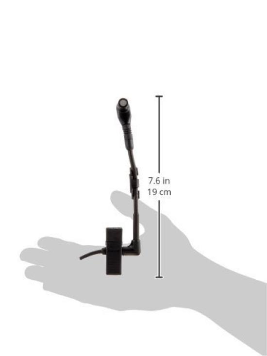 Shure Condenser Miniature Instrument Microphone WB98H/C Microphone, WB98H/C-X [2-Year Manufacturer's Warranty]