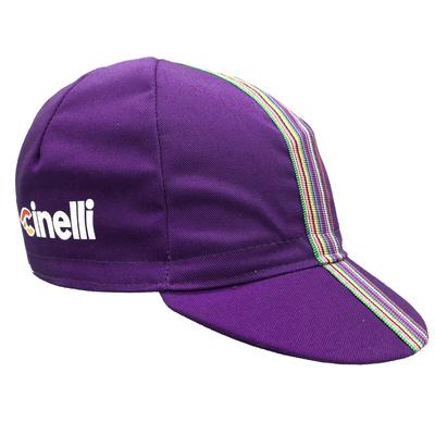 Cinelli Bicycle Road Bike Cycling Wear Hat Cap CINELLI CIAO PURPLE CAP CIAOPUCAP ONE SIZE