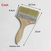 Thickened Bristle Wooden Handle Paint & BBQ Brush - Sizes 1" to 8