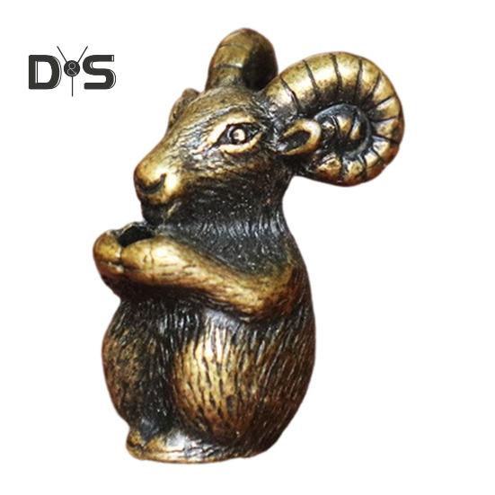 

Мини-статуэтки зодиака, старинные китайские скульптуры животных зодиака фэн-шуй, микроландшафтный орнамент, сплав, чай, домашнее животное, украшение стола H