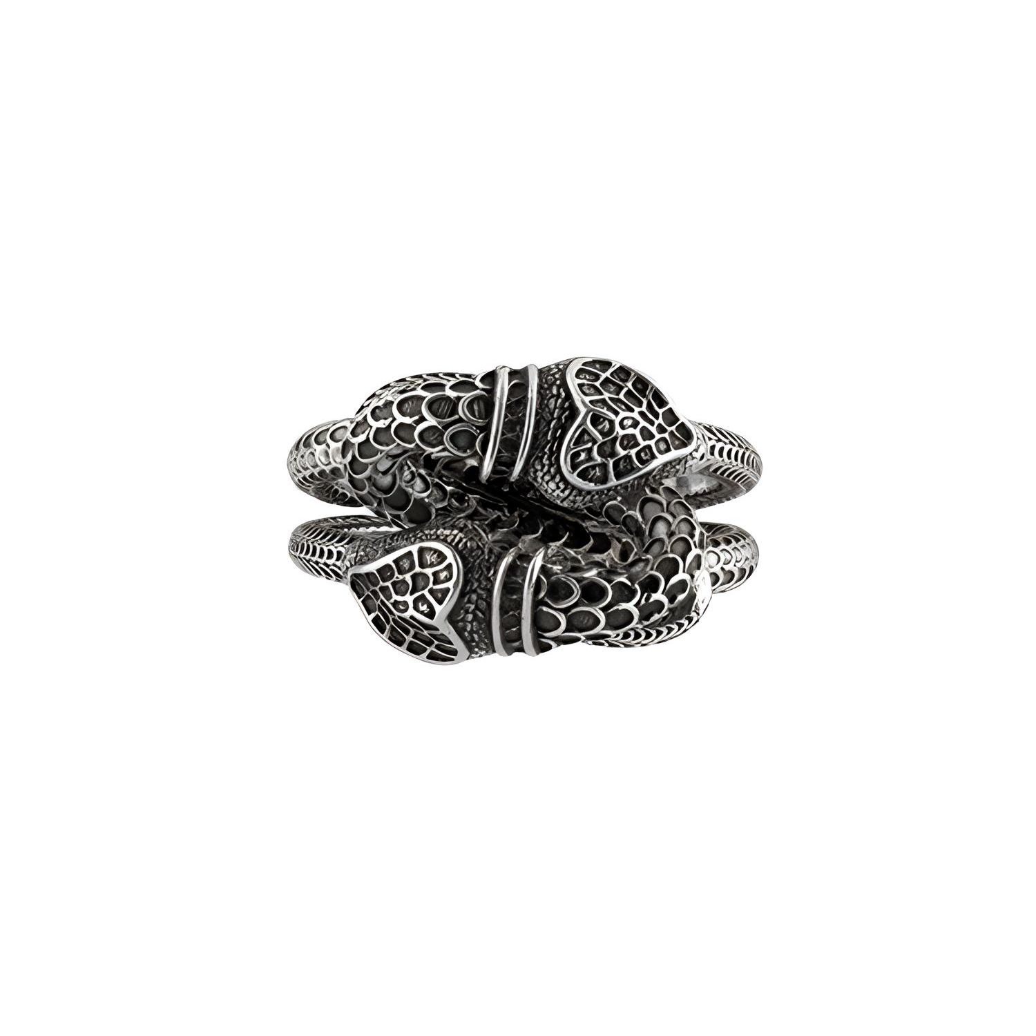

Gucci Garden Series Snake Silver Ring Vintage Finish Shiny 925 Silver Unisex rings 525177-J8400-0811 20
