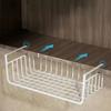 1pc Extra-Large Modern Storage Organizer - No-Tools Hanging Basket with Layered Shelves for Kitchen, Bathroom, Dorm & Office