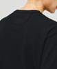 ECORR Waffle Henley Neck Crop Short Sleeve T-Shirt_Black