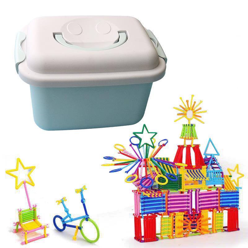 Kids' Educational Magic Stick Building Blocks - DIY Puzzle & Assembly Toy for Early Learning