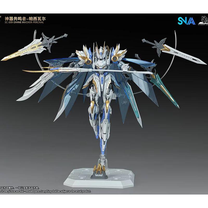 In Stock SNAA SC-009 Divine Invoker-Percival Deluxe Mode Package Hg 1/144 The Round Table Knights Action Figure Playthings Doll Gifts