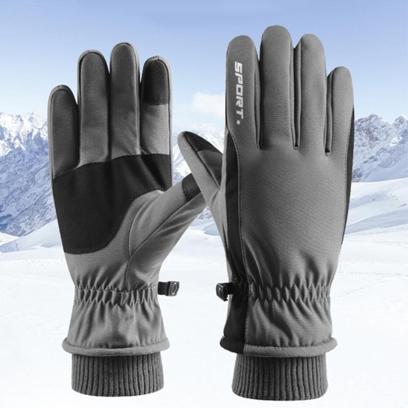 Winter Gloves Thermal Touchscreens Ski Gloves Windproof Warm Mittens for Skiing Snowboarding Shoveling Cycling Hiking