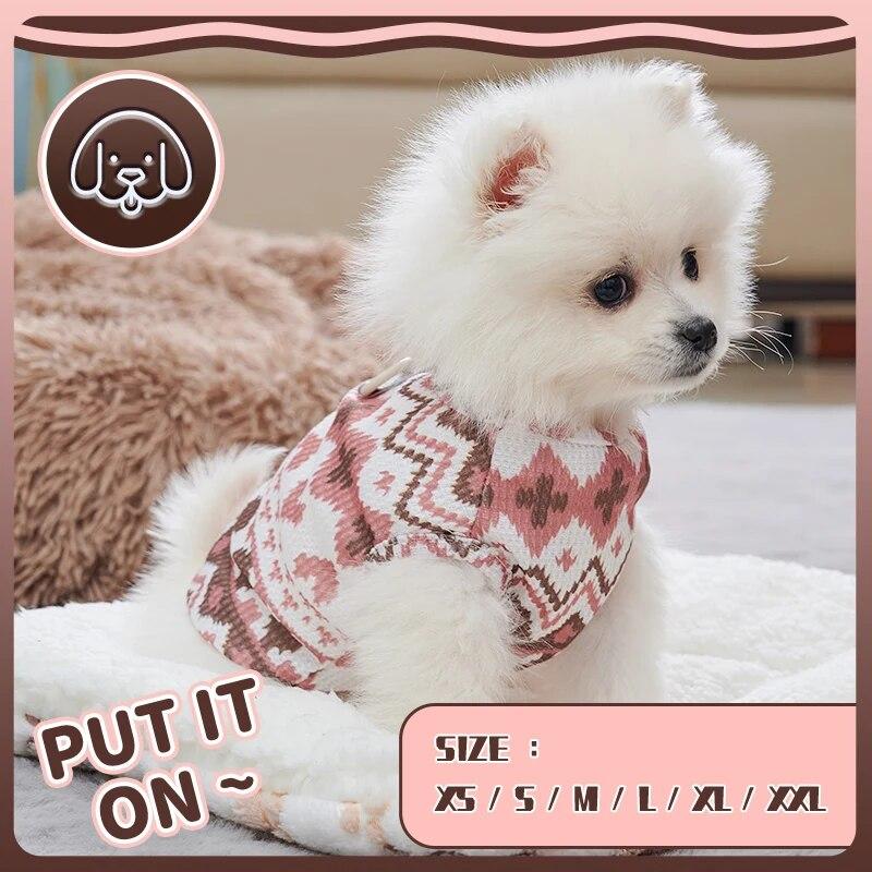 Bohemian Style Dog Clothes Summer Pet Vest for Small Medium Dogs Puppy Cat T-shirt Cute Chihuahua Costume Pet Products Outfitt