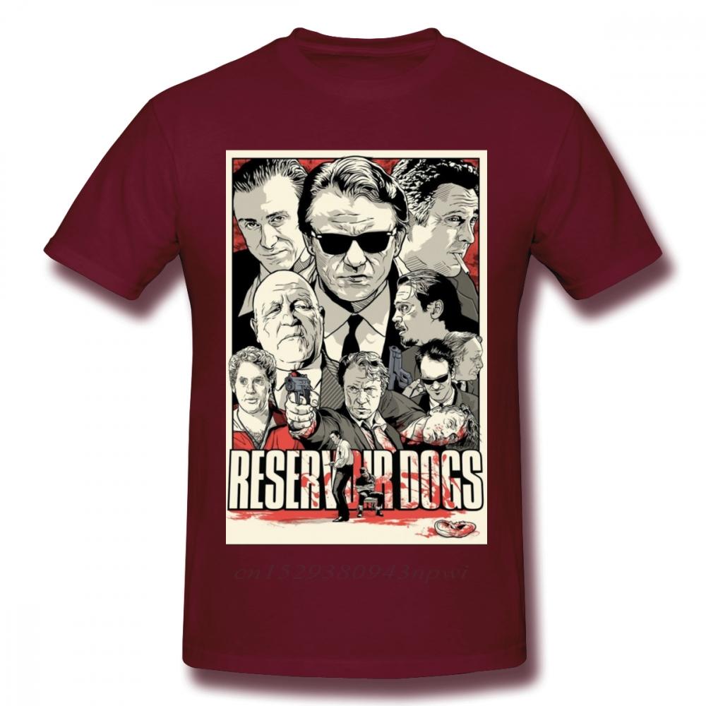 

Fashion Street Guys Tops Tees Swag 100 Cotton Camiseta Shirt Movie Reservoir Dogs T Shirt Unisex Round Neck XS3XL T Shirt S