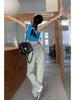 Women's High Waist Wide Leg Jeans - Spring/Summer 2023, Floor-Length, Petite-Friendly