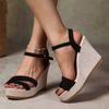 Women Wedge Sandals Buckle Ankle Strap Summer Outdoor Platform Shoes Women Beach Comfortable Sandals Zapatos De Mujer