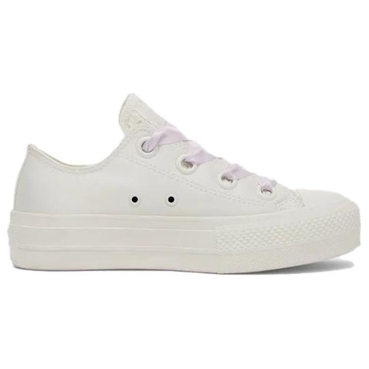 New Converse Chuck Taylor All Star Lift Platform 'Matte Satin Ivory' Women's A10301C