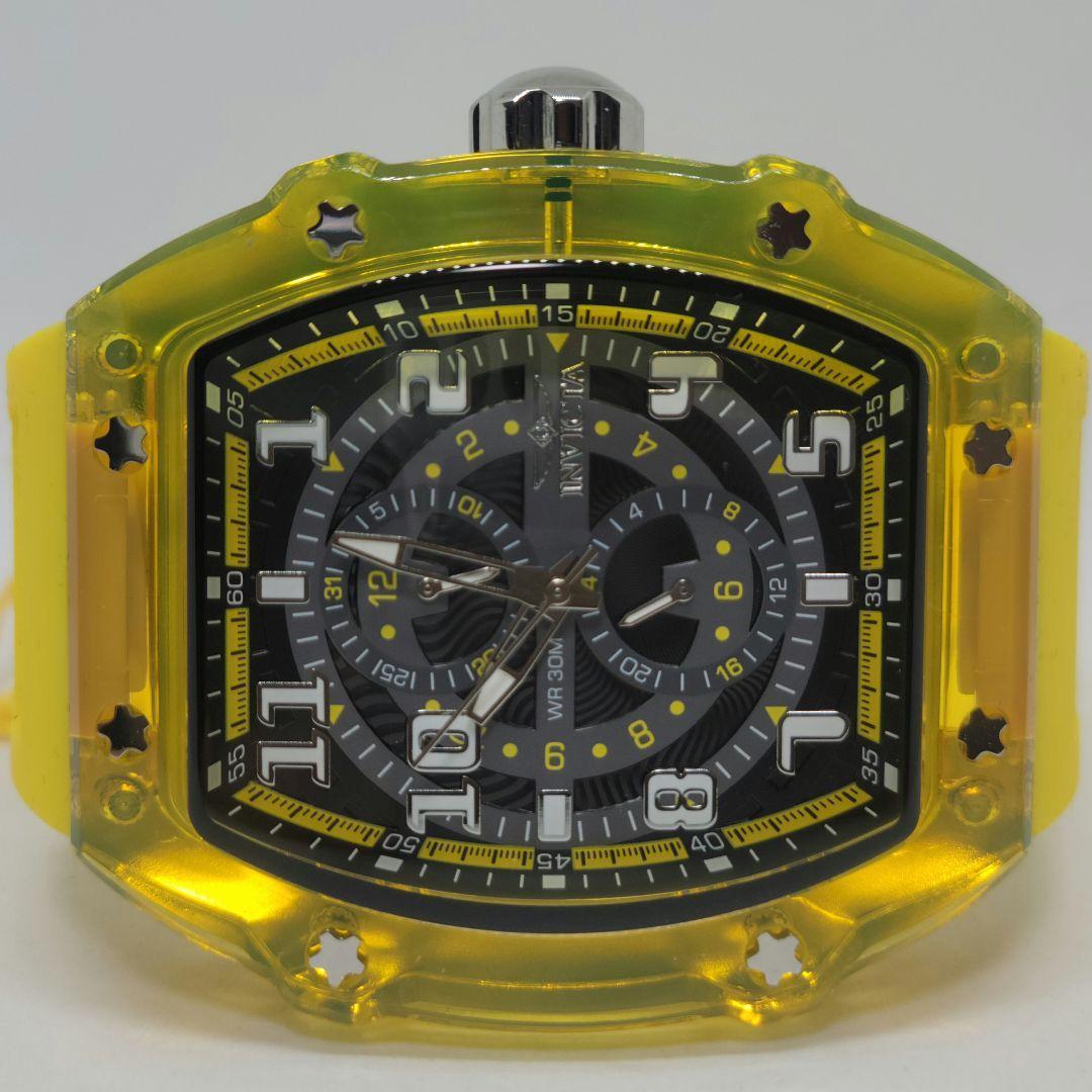 Used Invicta 48.5mm Racing Cyclone Yellow