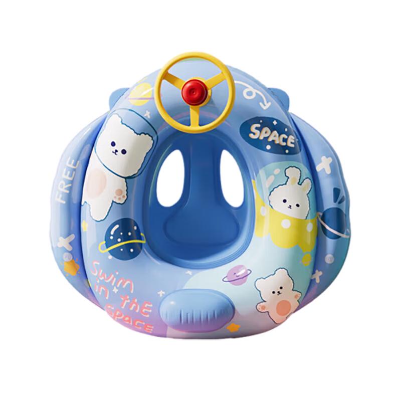 Kids Thickened Anti-Rollover Baby Swimming Seat Ring