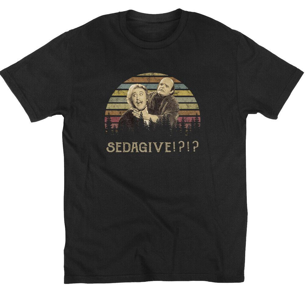 РАСПРОДАЖА Sedagive Dr. Фредерик Франкенштейн Джин Уайлдер Молодой Франкенштейн Винтажная Унисекс Футболка XXXXL